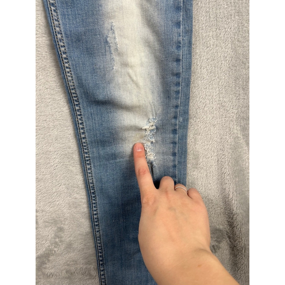 Love Moschino‎ Jeans Women's 28 Blue Vintage Inspired Skinny Denim - Picture 12 of 12